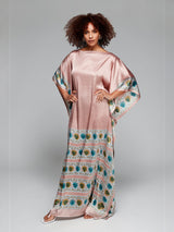 ROSE AURORA SILK KAFTAN