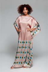 Blush Silk Kaftan