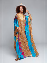 AZURE SAHARA SILK KAFTAN