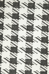 Houndstooth Knit Oversized Scrunchie