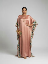 BLUSH NOCTURNE SILK KAFTAN