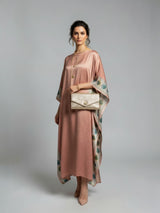 ROSE NOCTURNE SILK KAFTAN