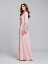 ROSE HERITAGE EMBELLISHED KAFTAN