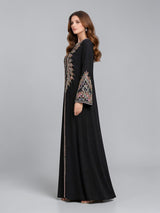 NOIR HERITAGE EMBELLISHED KAFTAN