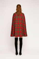 Red Tartan Plaid Cape