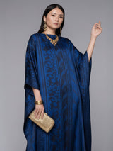 MIDNIGHT NOCTURNE SILK KAFTAN