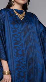 MIDNIGHT NOCTURNE SILK KAFTAN