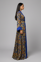 Blue Mosaic Luxe Kimono
