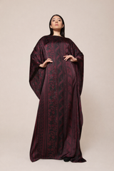 MAROON TRIBAL KAFTAN