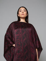 IMPERIAL WINE SILK KAFTAN