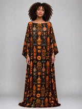OBSIDIAN HERITAGE SILK KAFTAN