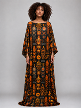 OBSIDIAN HERITAGE SILK KAFTAN