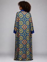 Blue Mosaic Luxe Kimono