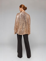 Gold Sequin Bolero Sleeves