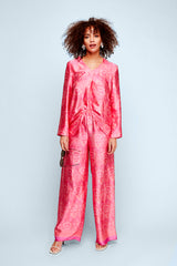 Rose Pink Silk Tunic