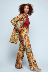 Paisley Party Flare Pants