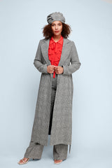 Plaid Maxi Coat