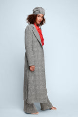 Plaid Maxi Coat