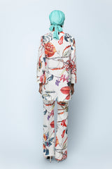 Fruit and Florals Flare Pants