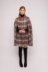 Tartan Plaid Cape