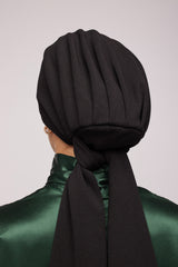 Black Crepe Turbana