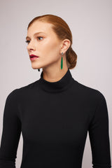 Classic Black A-line Maxi Dress