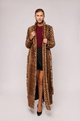 Leopard Faux Fur Coat