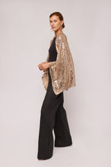 Gold Sequin Bolero Sleeves