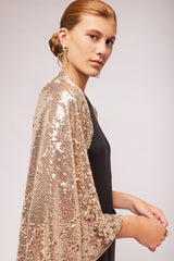 Gold Sequin Bolero Sleeves