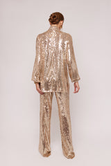 Gold Sequin Blouse