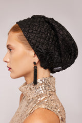 Black Jacquard Turbini