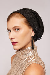 Black Jacquard Turbini
