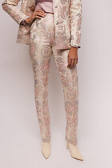 Rose Duchess Brocade Pants