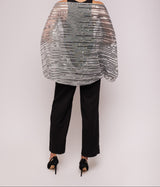 Sheer Silver Sequin Sleeves