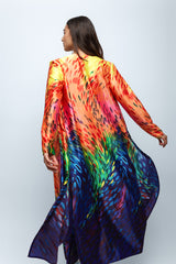 Silky Brushstrokes Printed Pants