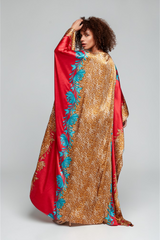 Red Leopard Kaftan