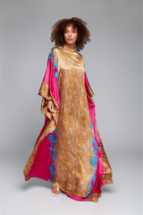 Pink Leopard Kaftan