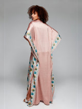 ROSE AURORA SILK KAFTAN