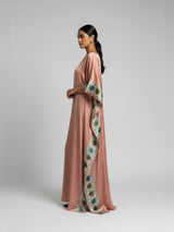 BLUSH NOCTURNE SILK KAFTAN