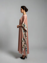 ROSE NOCTURNE SILK KAFTAN