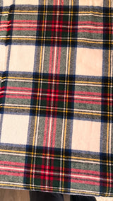 Tartan Plaid Oversized Scrunchie