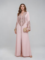 ROSE HERITAGE EMBELLISHED KAFTAN