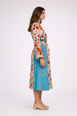 Velvet Embroidered Duster