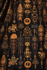 Lantern Motif Kaftan