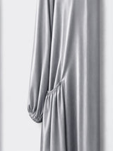 Gray Satin Abaya