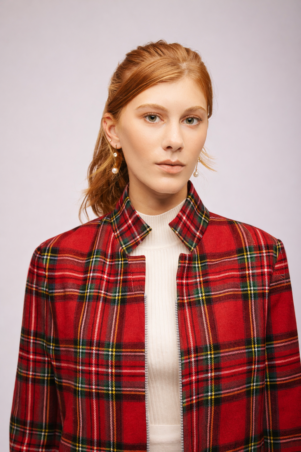Red Tartan Plaid Jacket
