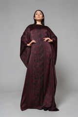 MAROON TRIBAL KAFTAN