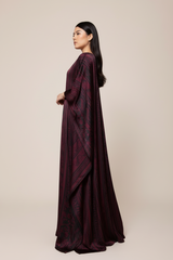 MAROON TRIBAL KAFTAN
