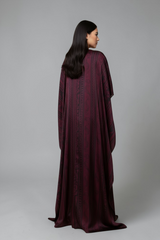 MAROON TRIBAL KAFTAN