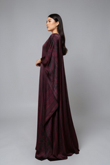MAROON TRIBAL KAFTAN